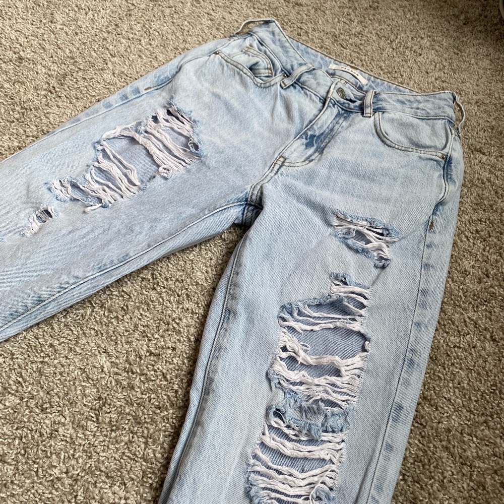 Pacsun slim straight jean light wash